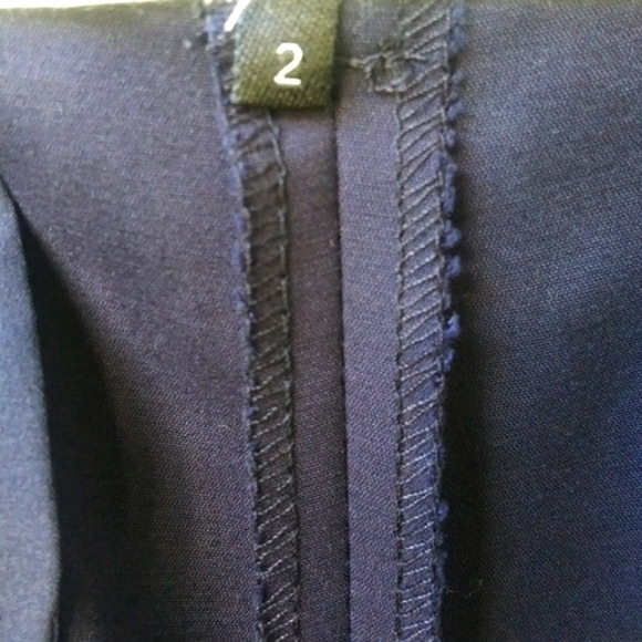 Theory Women's Navy Blue Pants Size 2 - Picture 3 of 6